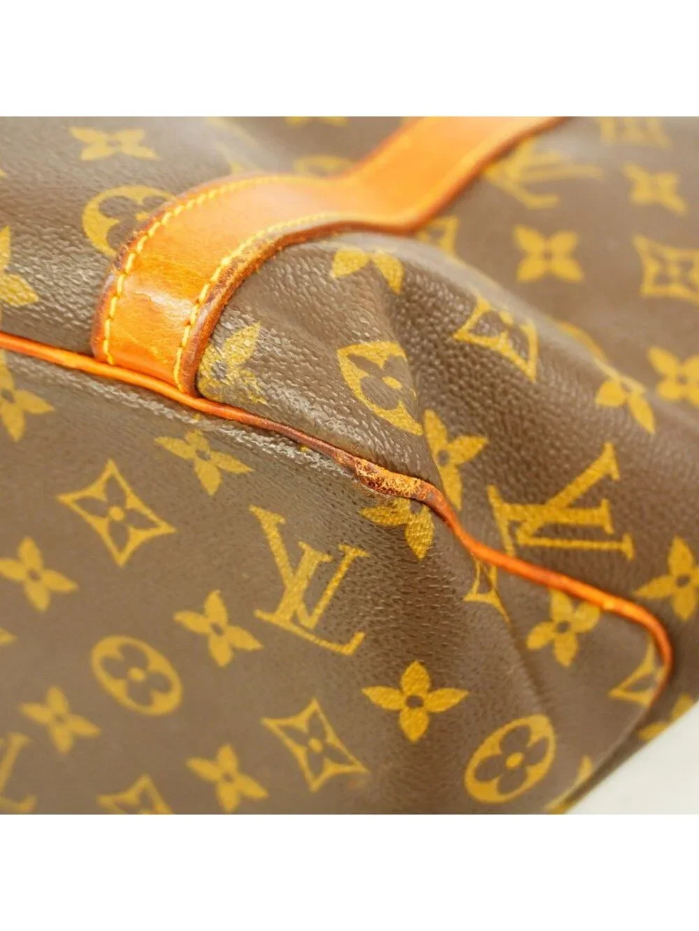 Louis Vuitton Tote Bag Monogram Sac Shopping Brown